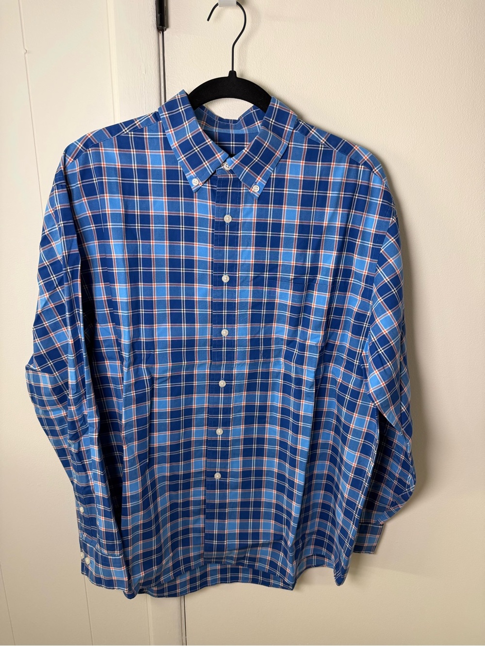 Jos. A. Bank | Classic Collection Plaid Shirt | Blue/Red | Men’s L | GUC